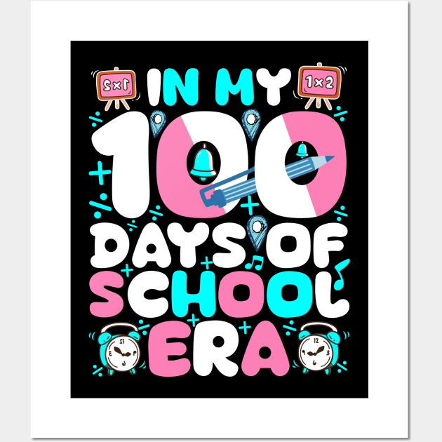 In my 100 days of school era Wall Art by badrianovic